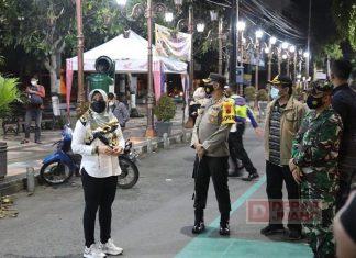 Sri Mulyani bersama Forkopimda Laksanakan Patroli PPKM