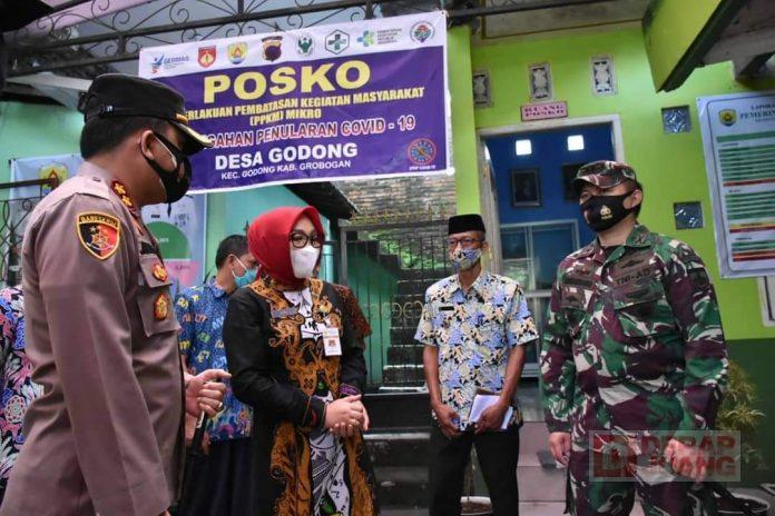 Sri Sumarni Terjun Langsung Monitoring Pelaksanaan PPKM Mikro