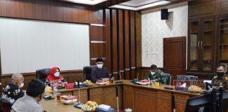 Bupati Klaten Gelar Rakor Gerakan Jawa Tengah di Rumah Saja