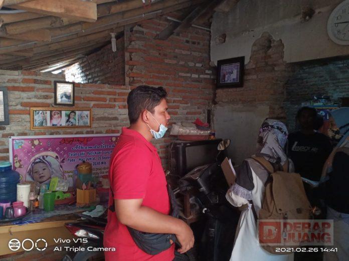 Staf DPRD Kota Tegal Dampingi Pengukuran RTLH Aspirasi dari Hj. Rosalina