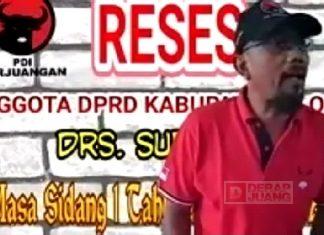 Subroto Gelar Reses Masa Sidang 1 melalui Zoom