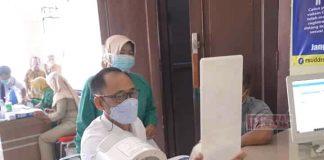 Sugono Ikuti Program Vaksinasi Tahap Pertama di Kabupaten Tegal