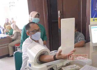 Sugono Ikuti Program Vaksinasi Tahap Pertama di Kabupaten Tegal