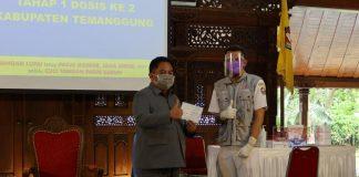 Tanggulangi Covid-19, Ketua DPC Temanggung Sampaikan Pentingnya Vaksinasi