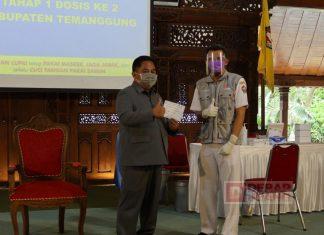 Tanggulangi Covid-19, Ketua DPC Temanggung Sampaikan Pentingnya Vaksinasi