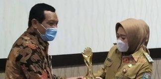 Bupati Tiwi Terima Penghargaan TPAKD Award 2020