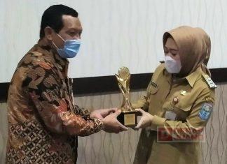 Bupati Tiwi Terima Penghargaan TPAKD Award 2020