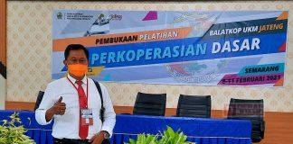 Wahju Djatmika Mengikuti Pelatihan Perkoperasian Dasar Balatkop UKM Provinsi Jawa Tengah