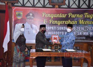 Rasa Haru Mengiringi Acara Perpisahan Bupati Sukoharjo