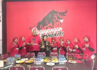 Mbak Mitha Kunjungi Kantor PAC PDI Perjuangan Paguyangan