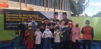 Afif Nurhidayat Ajak Anak Yatim Sarapan Bersama