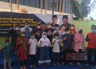 Afif Nurhidayat Ajak Anak Yatim Sarapan Bersama