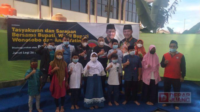 Afif Nur Hidayat Ajak Anak Yatim Sarapan Bersama