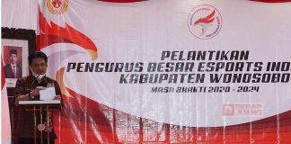 Afif Nurhidayat Lantik Pengurus E-Sport Wonosobo