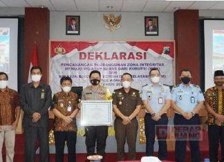 Afif Nurhidayat Hadiri Deklarasi Zona Integritas WBK dan WBBM