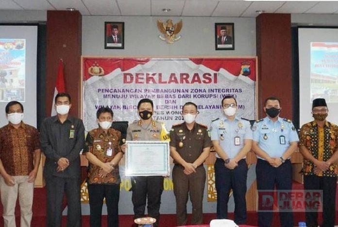 Afif Nurhidayat Hadiri Deklarasi Zona Integritas WBK dan WBBM