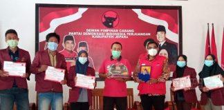 Andang Lepas Mahasiswa Magang di DPC PDI Perjuangan Jepara