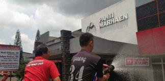 Angka Positif Meningkat, Komunitas Juang Boyolali Lakukan Penyemprotan Disinfektan