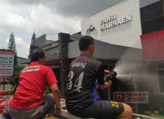 Angka Positif Meningkat, Komunitas Juang Boyolali Lakukan Penyemprotan Disinfektan