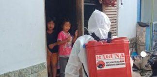 Baguna PDI Perjuangan Kabupaten Semarang kembali Lakukan Penyemprotan Disinfektan