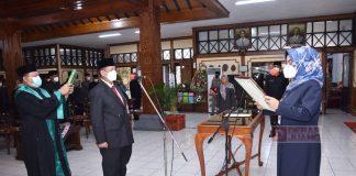 Bupati Sukoharjo Lantik Budi Santoso Sebagai Pejabat Sekda Sukoharjo