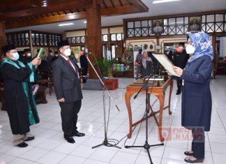 Bupati Sukoharjo Lantik Budi Santoso Sebagai Pejabat Sekda Sukoharjo