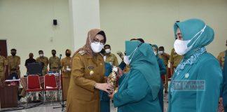 Bupati Sukoharjo Lantik Pengurus TP PKK Kabupaten Sukoharjo Masa Bakti 2021-2026