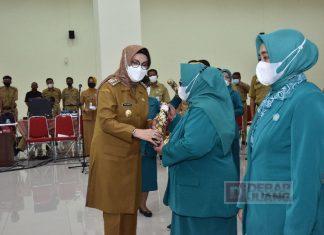 Bupati Sukoharjo Lantik Pengurus TP PKK Kabupaten Sukoharjo Masa Bakti 2021-2026