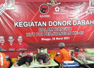 DPC PDI Perjuangan Banyumas Gelar Aksi Donor Darah untuk Kemanusiaan