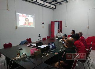 DPC PDI Perjuangan Banyumas Ikuti Webinar IV Bersama Balitpus DPP Partai