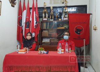 DPC PDI Perjuangan Klaten Ikuti Rapat Koordinasi Nasional PDI Perjuangan Secara Virtual