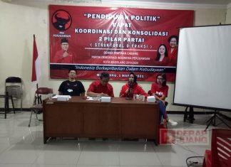 DPC PDI Perjuangan Kota Magelang Lakukan Koordinasi 2 Pilar Partai