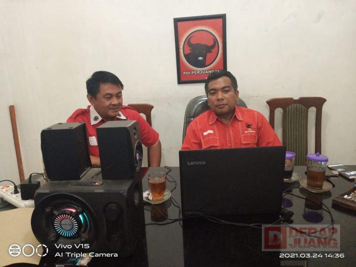 DPC PDI Perjuangan Kota Tegal Ikuti Webinar DPP Partai