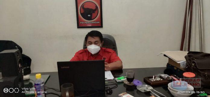 DPC PDI Perjuangan Kota Tegal Ikuti Webinar Persiapan Rakernas II