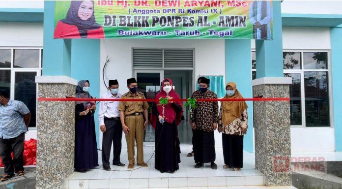 Dewi Aryani Resmikan Gedung BLK Komunitas di Ponpes Al-Amin
