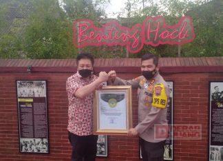 Dinilai Berhasil Mengelola Cagar Budaya, Bung Dance Berikan Penghargaan Kepada Kapolres Kota Salatiga