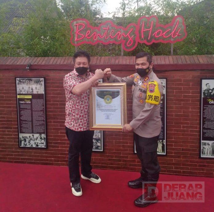 Dinilai Berhasil Mengelola Cagar Budaya, Bung Dance Berikan Penghargaan Kepada Kapolres Kota Salatiga