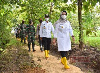 Etik Suryani: Saya Apresiasi Dandim 0726 Sukoharjo Dalam Membangun Lahan Demplot Pertanian
