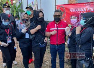 Fraksi PDI Perjuangan DPRD Kabupaten Pemalang Ikuti Gerakan Penghijauan dan Bersih DAS Ciliwung