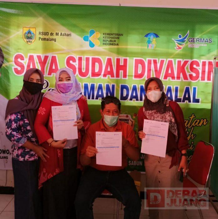 Fraksi PDI Perjuangan DPRD Pemalang Jalani Vaksinasi Tahap II