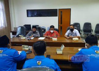 Fraksi PDI Perjuangan Kota Tegal Temui Pengurus DPD KNPI