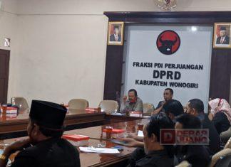 Fraksi PDI Perjuangan Wonogiri Gelar Rapat Koordinasi Kinerja