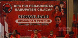 Gelar Konsolidasi, DPC PDI Perjuangan Cilacap Siap Menangkan Pemilu 2024