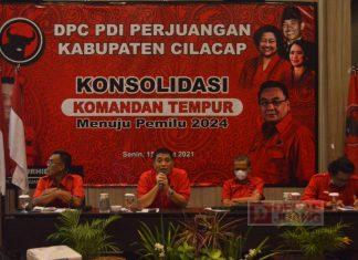 Gelar Konsolidasi, DPC PDI Perjuangan Cilacap Siap Menangkan Pemilu 2024