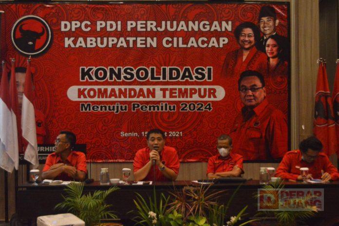 Gelar Konsolidasi, DPC PDI Perjuangan Cilacap Siap Menangkan Pemilu 2024