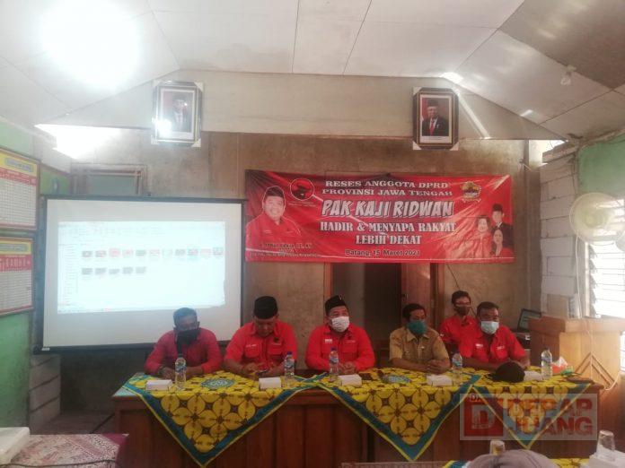 H. Ahmad Ridwan Hasil Reses Akan Kami Perjuangkan di Tingkat Provinsi Jawa Tengah