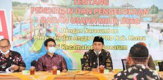 Hamenang Wajar Ismoyo Pimpin Sosialisasi Perda Klaten Nomor 1 Tahun 2018