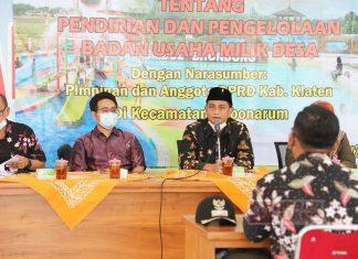 Hamenang Wajar Ismoyo Pimpin Sosialisasi Perda Klaten Nomor 1 Tahun 2018