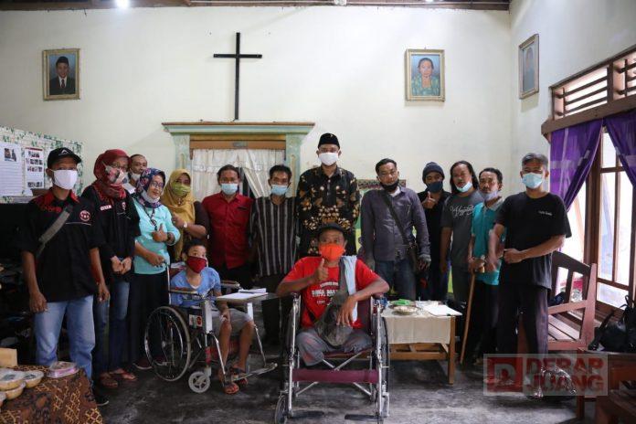 Ketua DPRD Kab. Klaten, Hamenang difabel