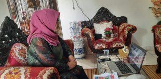 Hj. Sri Ruwiyati Ikuti Webinar Bersama Dinas Sosial Provinsi Jawa Tengah